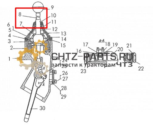 Рычаг 18-12-162сп