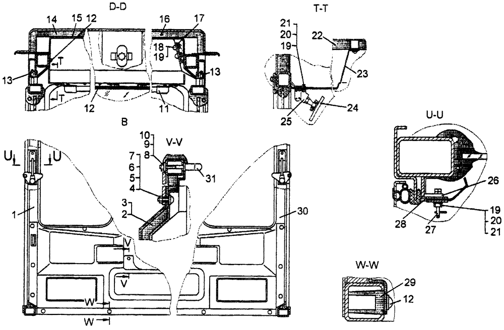 Кабина с гидромеханической трансмиссией Т10М
